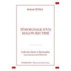 Témoignage d'un maçon rectifié